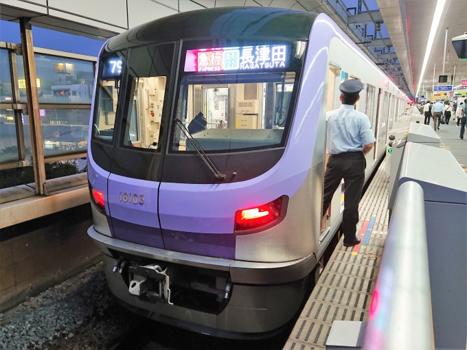 鉄道乗車記録の写真:乗車した列車(外観)(1)          「乗車した列車。
東京メトロ18000系18103F。」