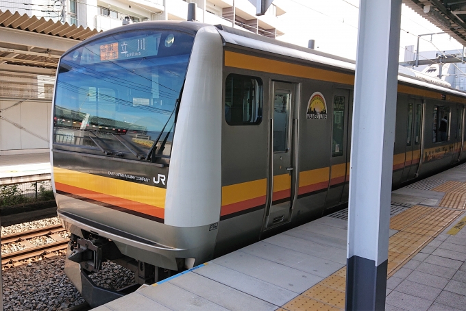 鉄道乗車記録の写真:乗車した列車(外観)(1)        「乗車した列車。
E233系8000番台N20編成。」