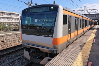 中神駅から拝島駅の乗車記録(乗りつぶし)写真