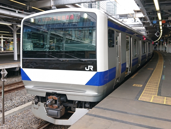 鉄道乗車記録の写真:乗車した列車(外観)(1)          「乗車した列車。
E531系0番台K478編成。」
