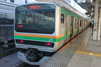 久喜駅から東京駅の乗車記録(乗りつぶし)写真