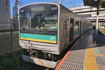 浜川崎駅から尻手駅の乗車記録(乗りつぶし)写真