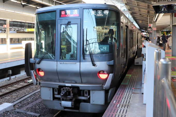 鉄道乗車記録の写真:乗車した列車(外観)(2)        「大阪駅からは普通列車として運行。」