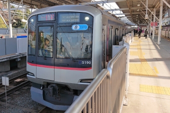 多摩川駅から赤羽岩淵駅の乗車記録(乗りつぶし)写真
