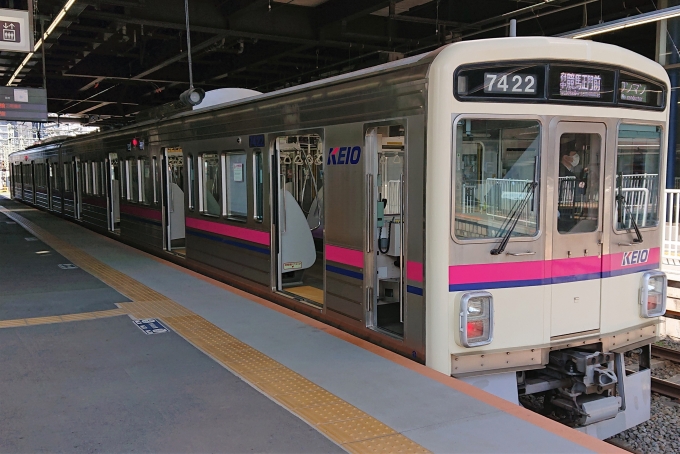 鉄道乗車記録の写真:乗車した列車(外観)(2)        「京王競馬場線を完乗しました。」