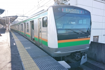川崎駅から古河駅の乗車記録(乗りつぶし)写真