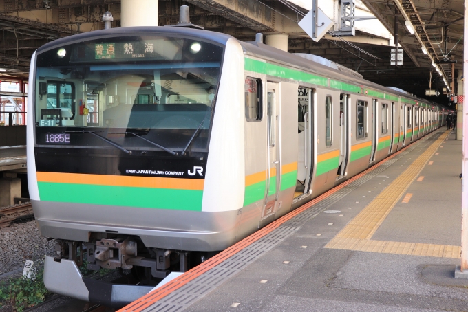 鉄道乗車記録の写真:乗車した列車(外観)(1)          「乗車した列車。
E233系3000番台E-11編成。」