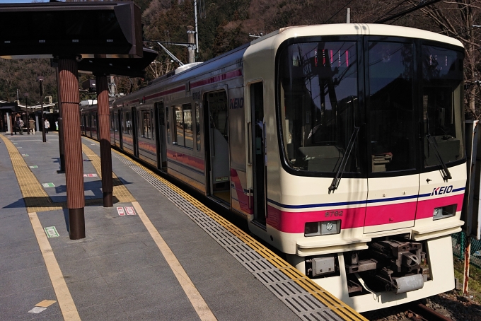 鉄道乗車記録の写真:乗車した列車(外観)(1)        「乗車した列車。
京王8000系8712編成 。」