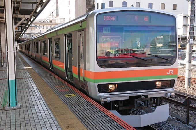 鉄道乗車記録の写真:乗車した列車(外観)(1)        「乗車した列車。
E231系3000番台ハエ41編成。」