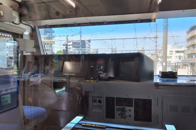 鉄道乗車記録の写真:車内設備、様子(2)        「ワンマン運転対応編成でした。」