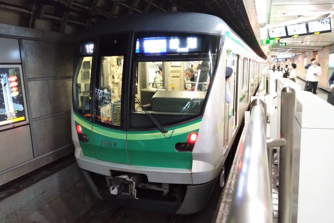 鉄道乗車記録の写真:乗車した列車(外観)(1)        「乗車した列車。
東京メトロ16000系16119編成。
」