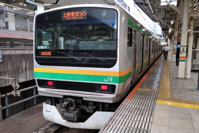 鉄道乗車記録の写真:乗車した列車(外観)(1)        「乗車した列車。
E231系1000番台S-06編成。」