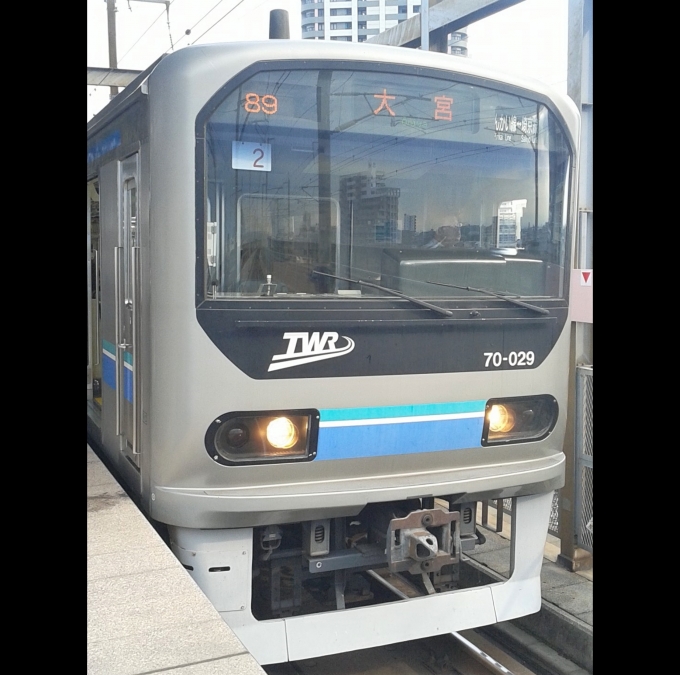 鉄道乗車記録の写真:乗車した列車(外観)(1)        「乗車した列車。
東京臨海高速鉄道70-000形Z2編成。」