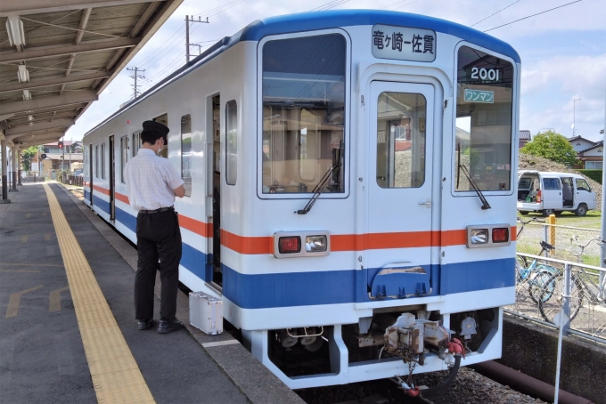鉄道乗車記録の写真:乗車した列車(外観)(4)        「関東鉄道に初乗車となりました。」