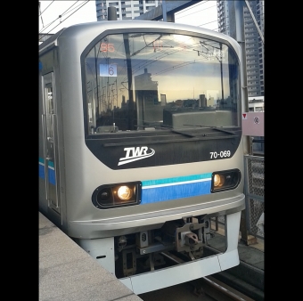 新木場駅から武蔵浦和駅の乗車記録(乗りつぶし)写真