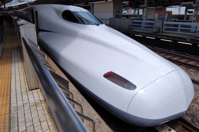鉄道乗車記録の写真:乗車した列車(外観)(1)          「乗車した列車。
N700A系1000番台G41編成。」