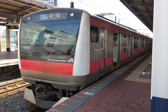鉄道乗車記録の写真:乗車した列車(外観)(1)          「乗車した列車。
E233系5000番台ケヨ511編成。」