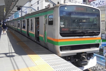 逗子駅から浦和駅の乗車記録(乗りつぶし)写真