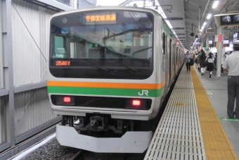大崎駅から浦和駅の乗車記録(乗りつぶし)写真