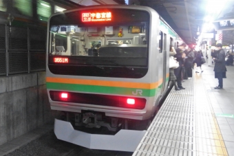 浦和駅から久喜駅の乗車記録(乗りつぶし)写真