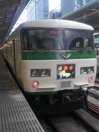 東京駅から小田原駅の乗車記録(乗りつぶし)写真
