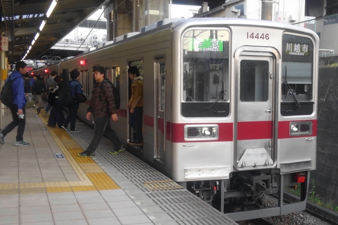 鉄道乗車記録の写真:乗車した列車(外観)(1)        「乗車した列車。
東武10030系11638編成。」