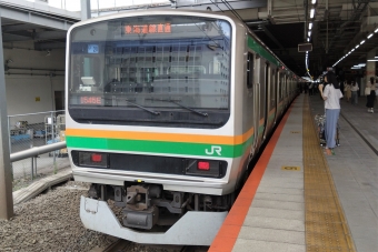 大宮駅から川崎駅の乗車記録(乗りつぶし)写真