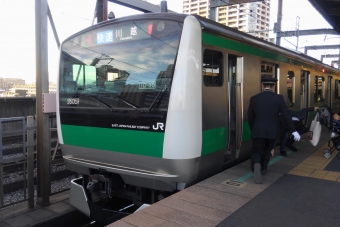 武蔵浦和駅から川越駅の乗車記録(乗りつぶし)写真
