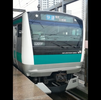 武蔵浦和駅から西大宮駅の乗車記録(乗りつぶし)写真
