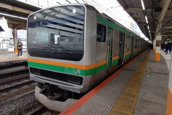 浦和駅から横浜駅の乗車記録(乗りつぶし)写真