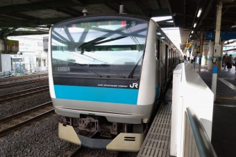 赤羽駅から南浦和駅の乗車記録(乗りつぶし)写真