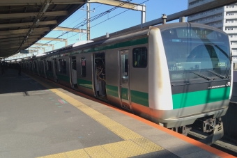 武蔵浦和駅から東雲駅の乗車記録(乗りつぶし)写真