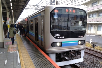 武蔵浦和駅から池袋駅の乗車記録(乗りつぶし)写真