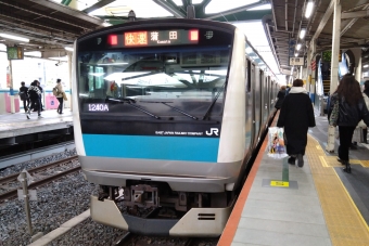 西川口駅から南浦和駅の乗車記録(乗りつぶし)写真