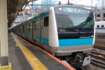 東京駅から浜松町駅の乗車記録(乗りつぶし)写真