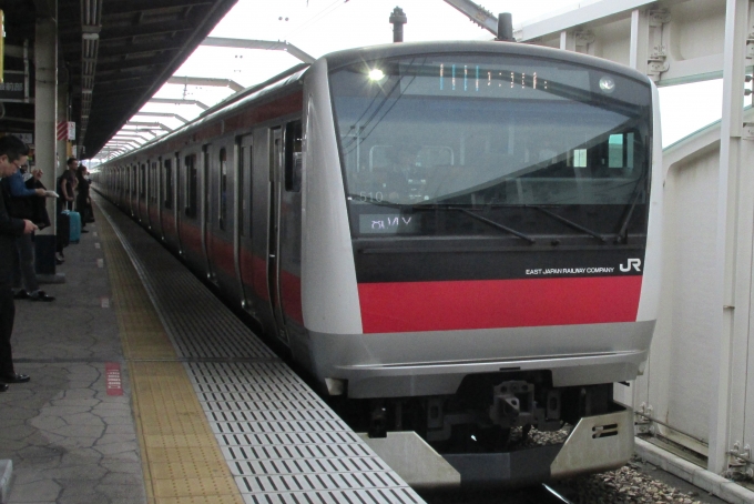 鉄道乗車記録の写真:乗車した列車(外観)(1)          「乗車した列車。
E233系5000番台ケヨ510編成。」