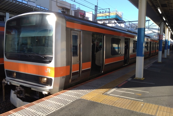 鉄道乗車記録の写真:乗車した列車(外観)(1)        「乗車した列車。
E231系0番台MU36編成。」