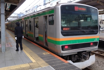 池袋駅から久喜駅の乗車記録(乗りつぶし)写真