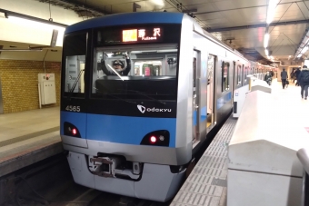 新宿駅から藤沢駅の乗車記録(乗りつぶし)写真