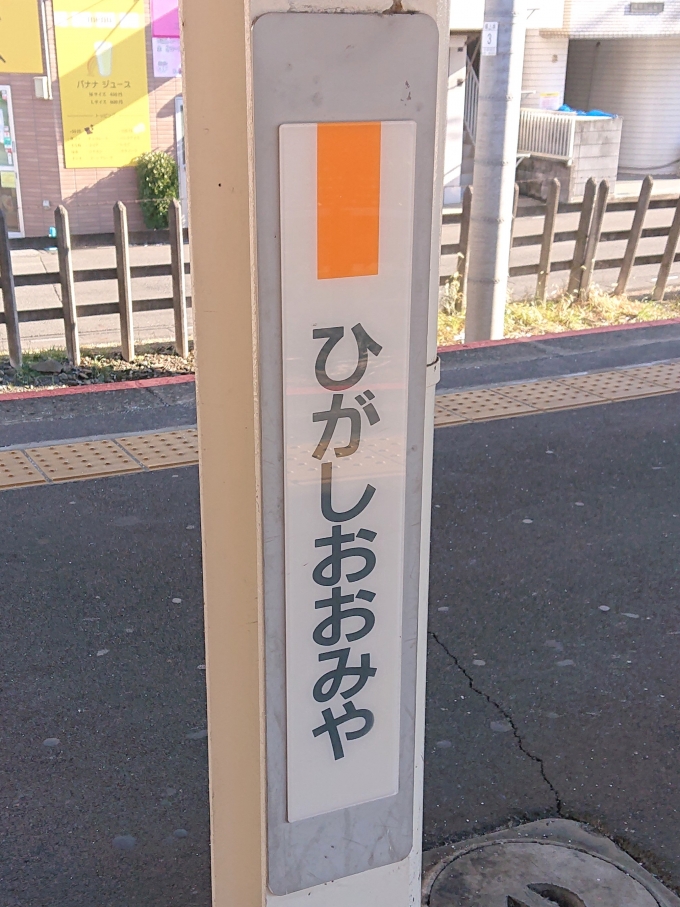 鉄道乗車記録の写真:駅名看板(2)        「駅名標。」