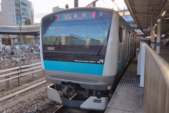 西川口駅から川口駅の乗車記録(乗りつぶし)写真