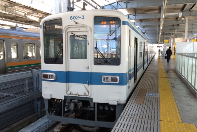 鉄道乗車記録の写真:乗車した列車(外観)(4)        「東武伊勢崎線を完乗しました。」