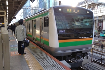品川駅から久喜駅の乗車記録(乗りつぶし)写真