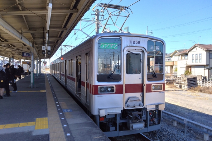 鉄道乗車記録の写真:乗車した列車(外観)(4)        「東武桐生線を完乗しました。」