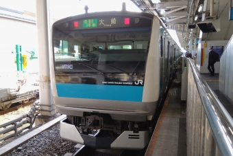 田端駅から西日暮里駅の乗車記録(乗りつぶし)写真