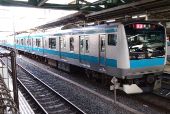 蕨駅から南浦和駅の乗車記録(乗りつぶし)写真