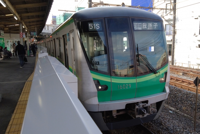 鉄道乗車記録の写真:乗車した列車(外観)(1)        「乗車した列車。
東京メトロ16000系16129編成。」