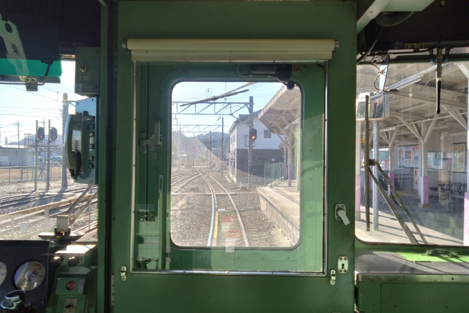 鉄道乗車記録の写真:車内設備、様子(10)        「前面展望を楽しめます。」