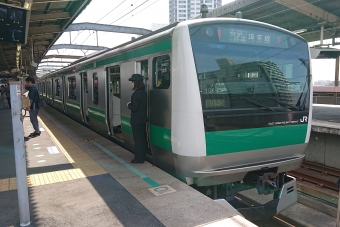 武蔵浦和駅から北戸田駅の乗車記録(乗りつぶし)写真