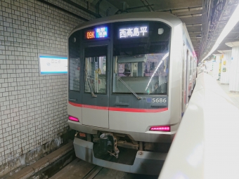 日比谷駅から志村三丁目駅の乗車記録(乗りつぶし)写真